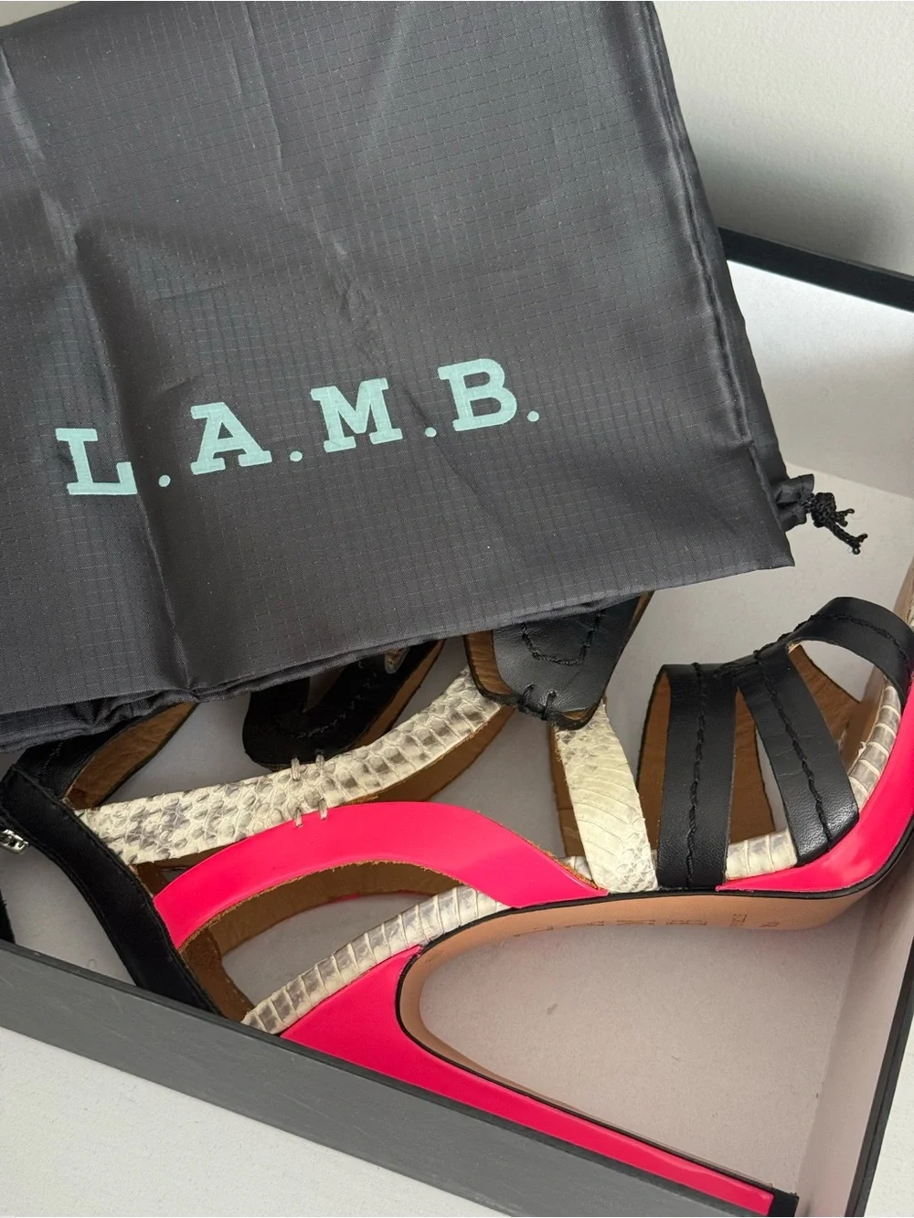 L.A.M.B. High Heel Sandals